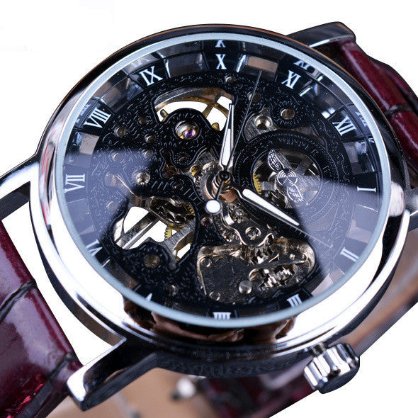 Classic Men's Watch with Mechanical Display