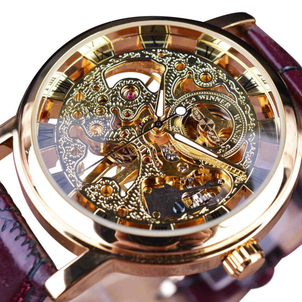 Classic Men's Watch with Mechanical Display