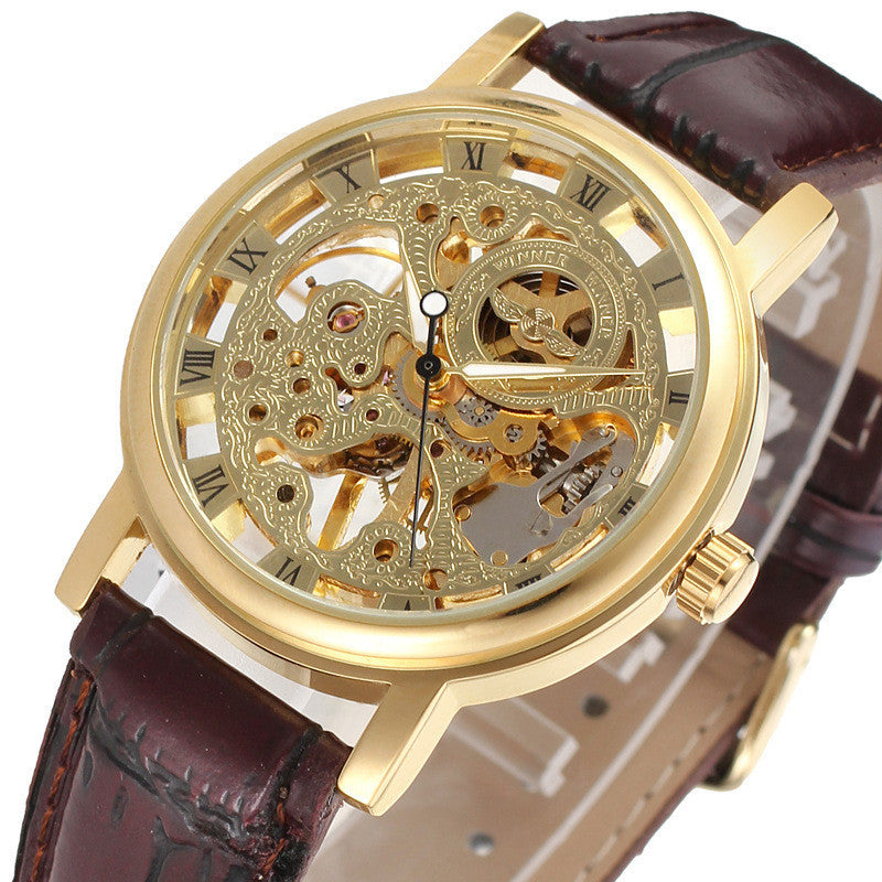 Classic Men's Watch with Mechanical Display