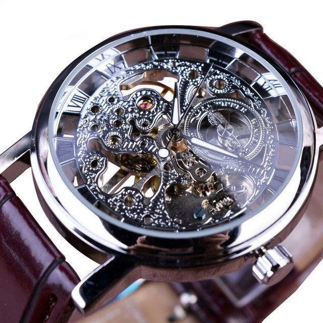 Classic Men's Watch with Mechanical Display