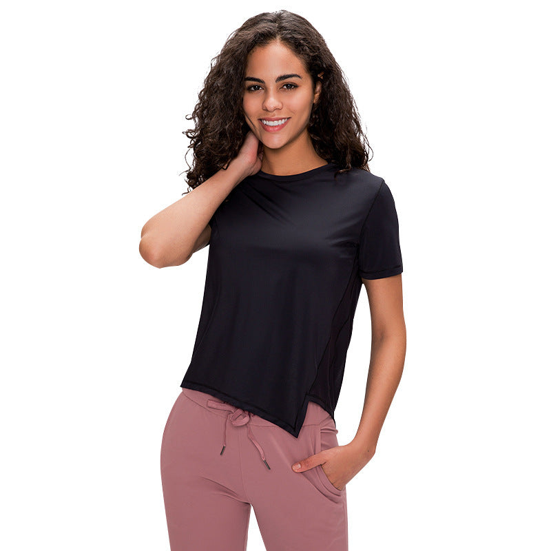 Sweat wicking solid top