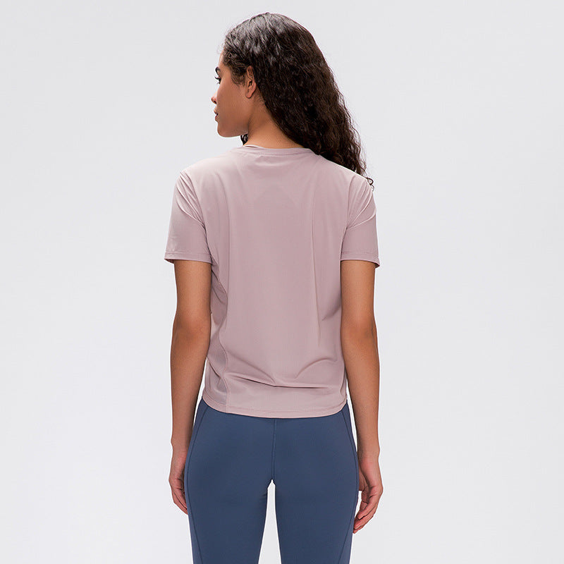 Sweat wicking solid top