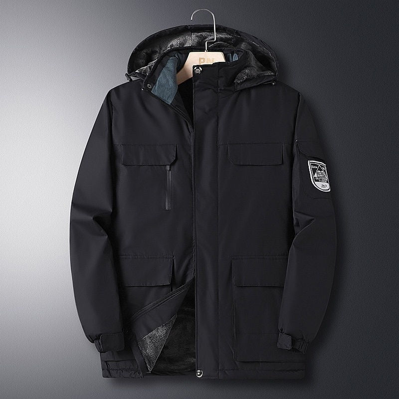 Men's Assault Jacket Fleece-lined Thickened  Coat